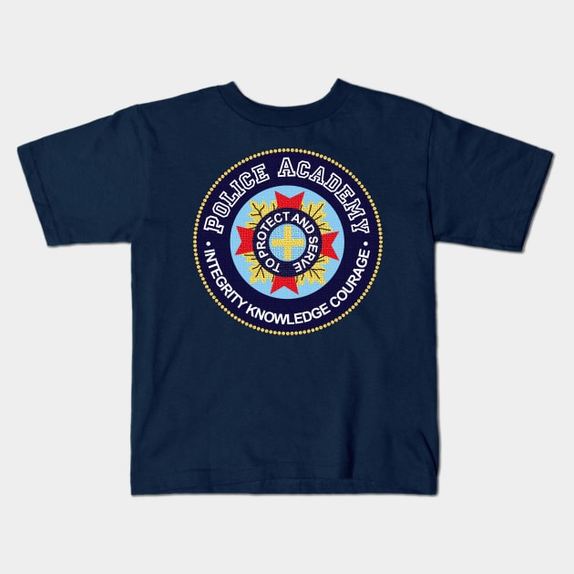 Police Academy Seal Kids T-Shirt by PopCultureShirts